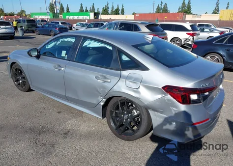 2025 Honda Civic Sport z USA, uszkodzony, nr VIN 2HGFE2F51SH504728